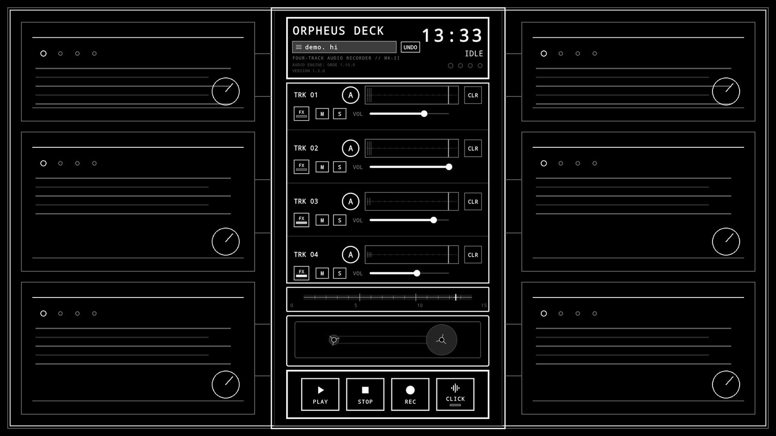 Orpheus Deck 1.3 four-track acoustic demo video thumbnail
